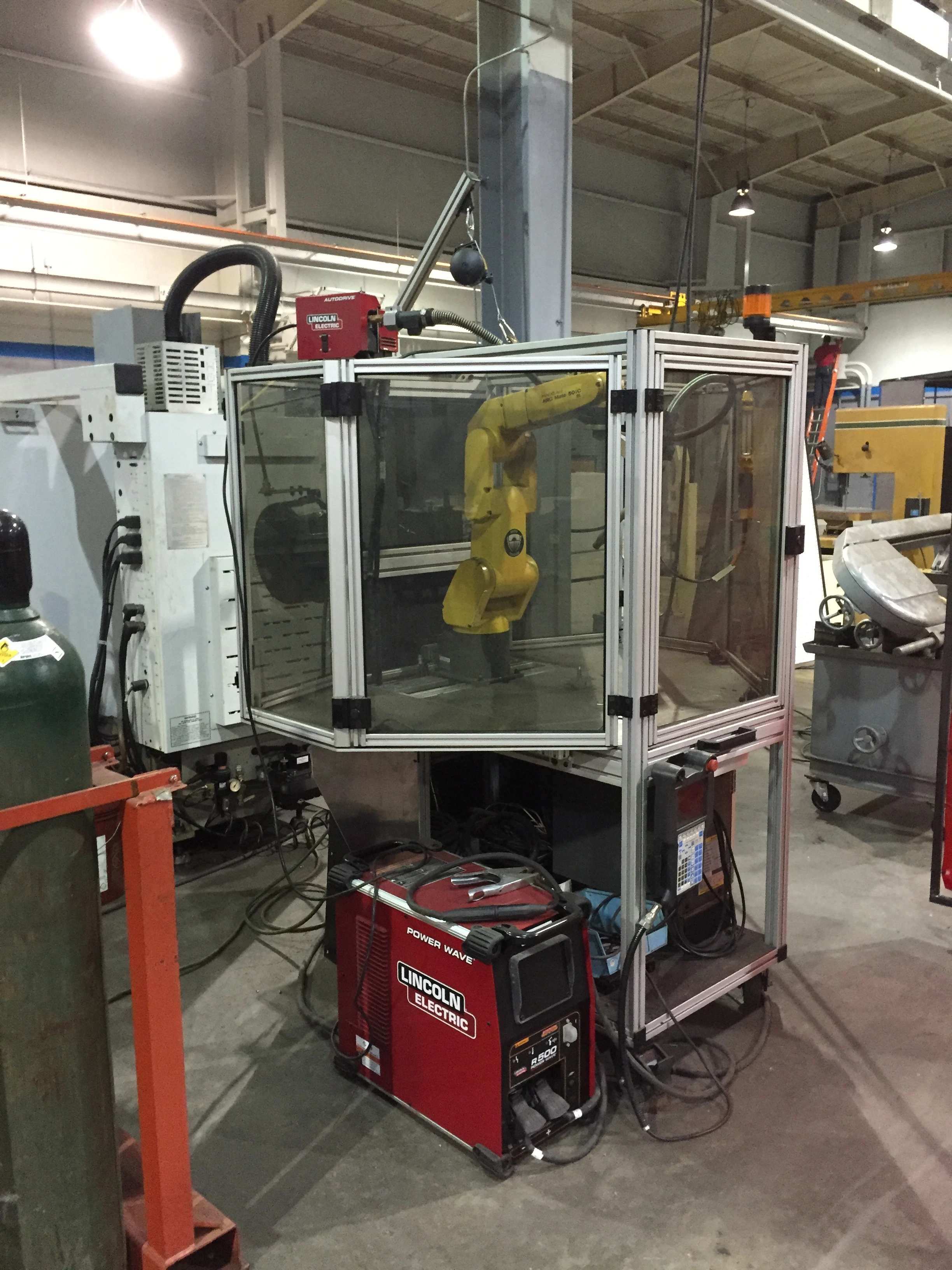 Fanuc robotic welding cell